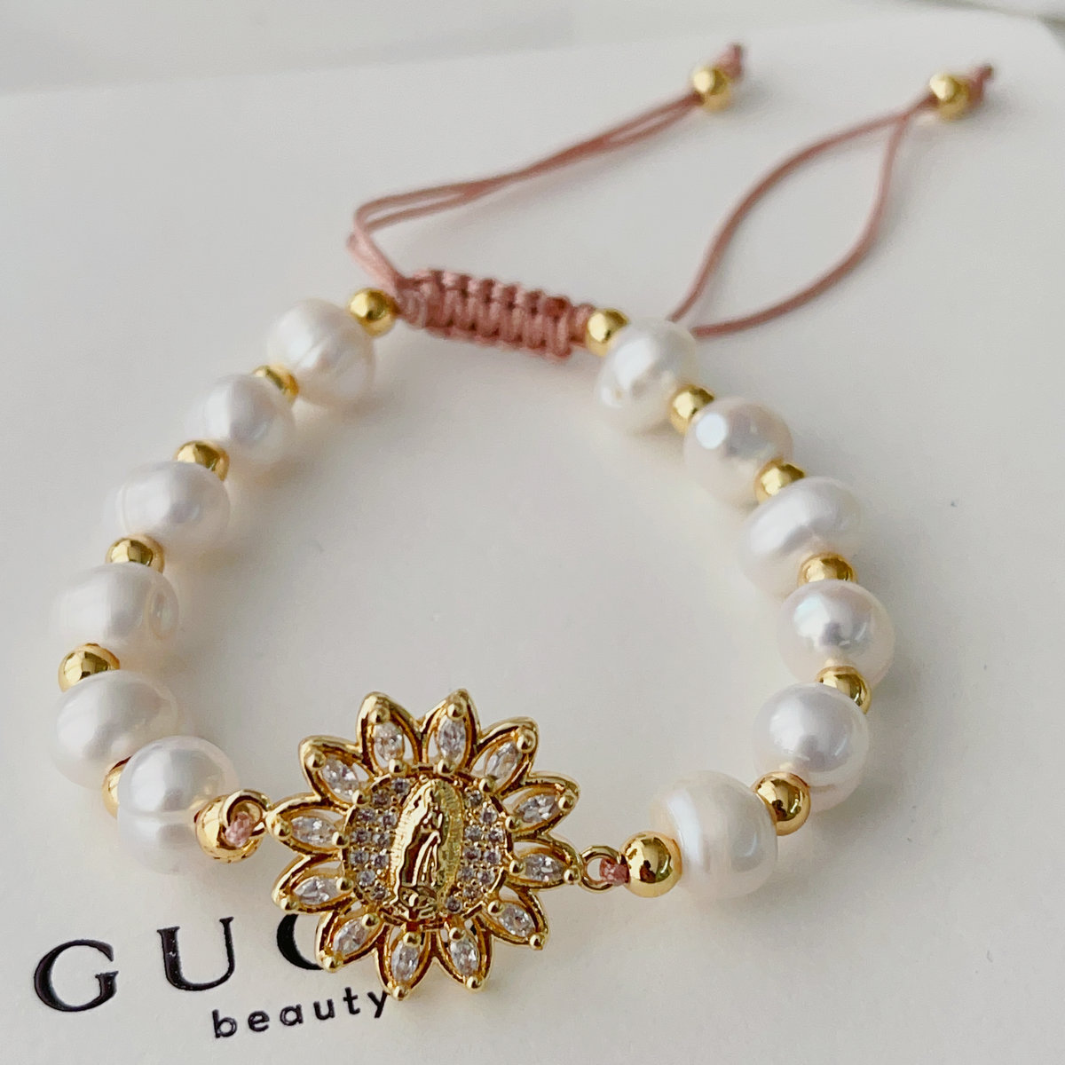 Handmade fresh water pearl bracelet