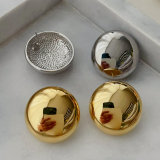 Big ball basic earrings