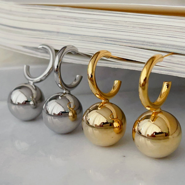 Big big drop earrings
