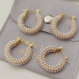 Full pearl hoops