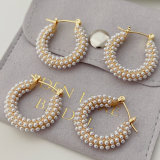 Full pearl hoops