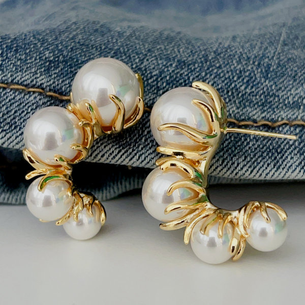 Pearl earrings