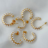 Pearl small hoops
