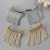 Crystal chain earrings