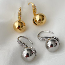 Ball drop earrings