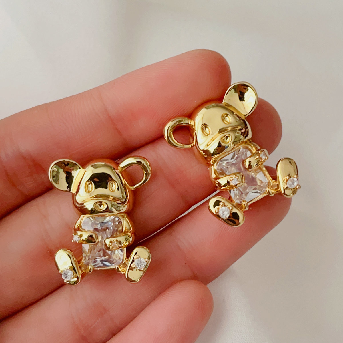 Bear earrings