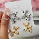 Dot dog earrrings