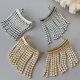 Crystal chain earrings