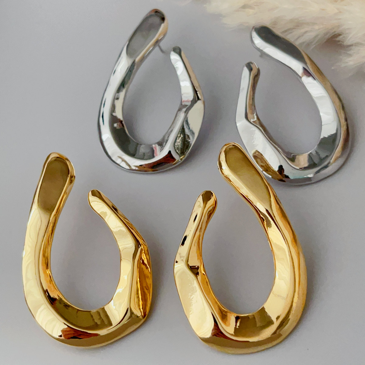 S shape arrings