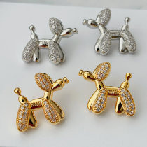 Dot dog earrrings