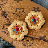 Flower earrings