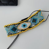 Pave cover ,miyuki eye ,pearl bracelet （ one set )