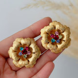 Flower earrings