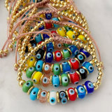 Glass glass eye bracelet