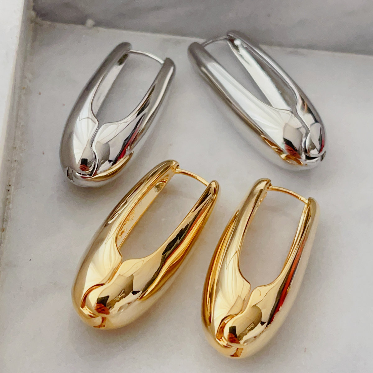 Chunky earrings