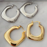 Square chunky earrings