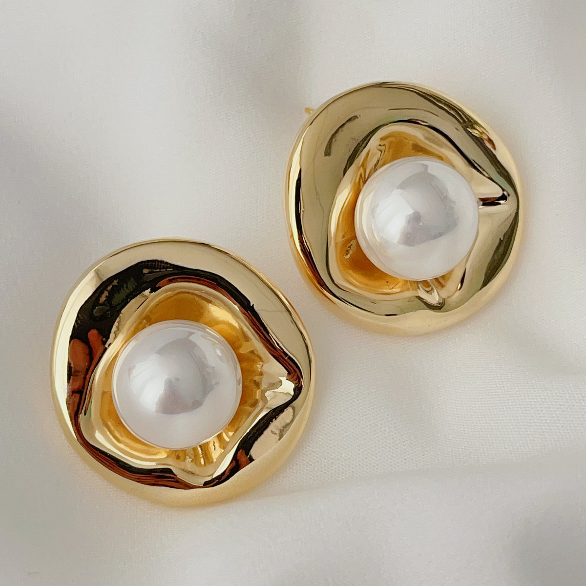 Pearl earrings