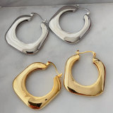 Square chunky earrings