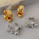 Chunky half moon ball hoops