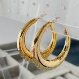 Chunky moon hoops