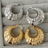 Chunky metal earrings