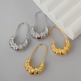 Pin simple earrings