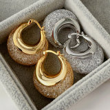 Drop bling hoops