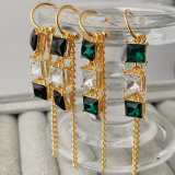Chain tassel earrings