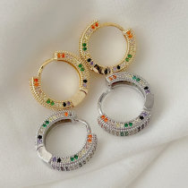 Pave colorful hoops