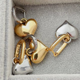 Heart pendant earrings