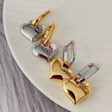Heart pendant earrings