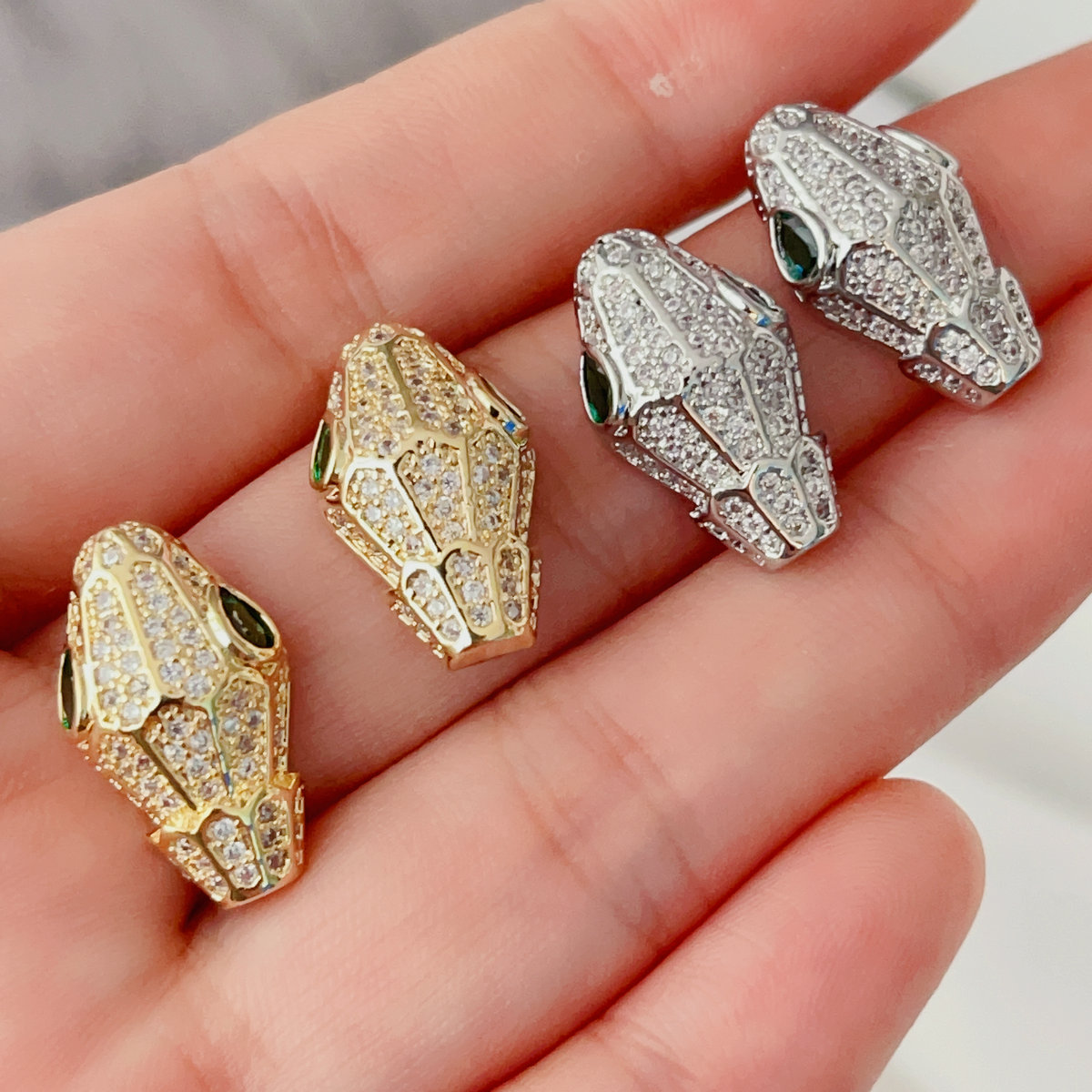 Snake earrings