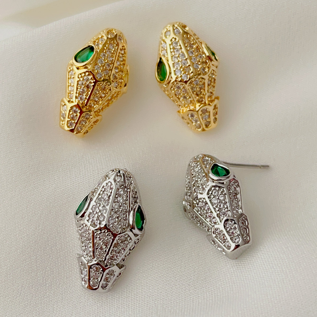 Snake earrings