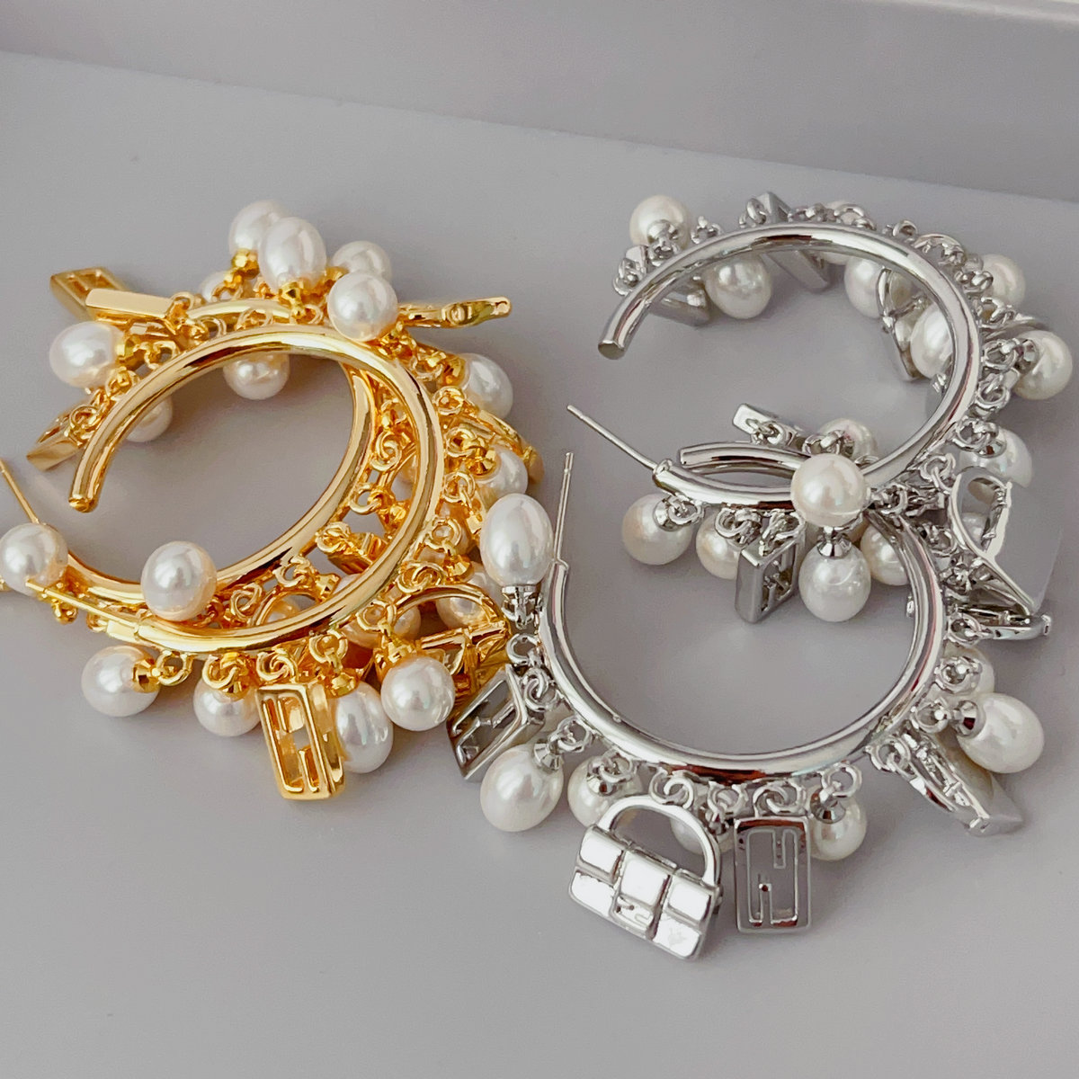 Locker charms hoops