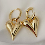 Arrow heart pendant earrings