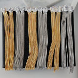 Long chain tassel earrings
