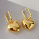 Heart pendant earrings