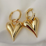 Arrow heart pendant earrings