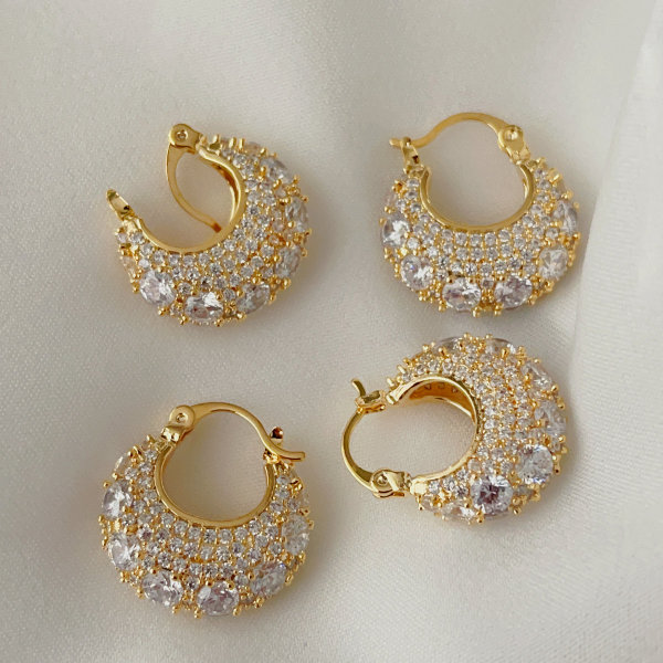 Simple pave hoops
