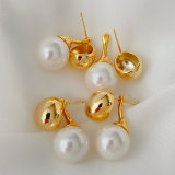 Pearl drop earrings