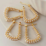 Full pearl earrings