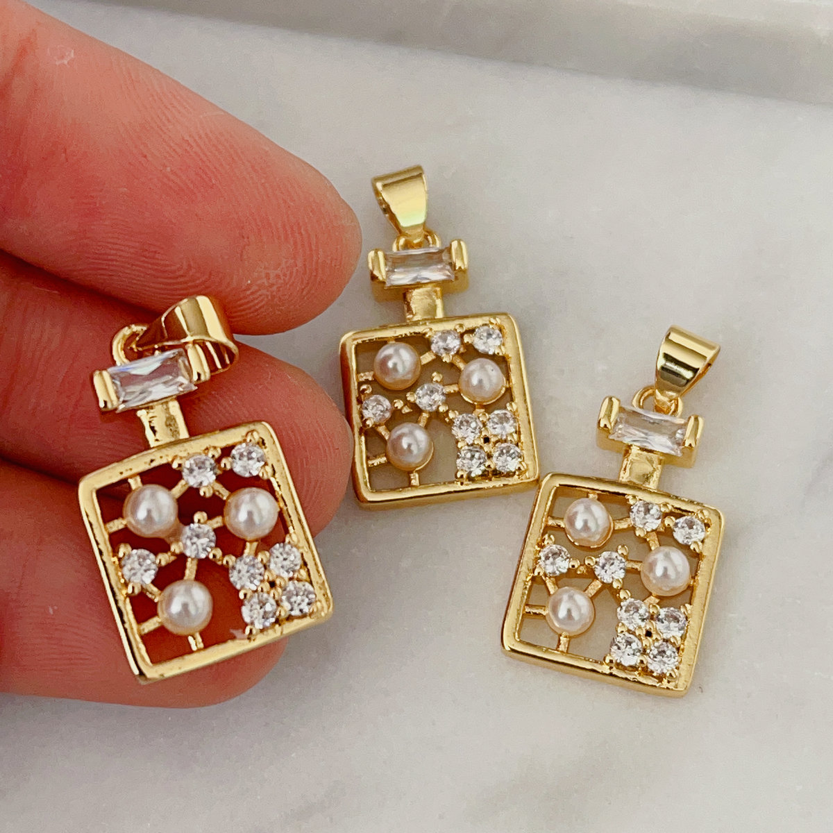 Perfume box charm