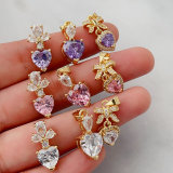 Pave heart charm