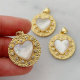 Pave heart pendant
