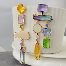 Fine zircon earrings