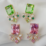 Fine zircon party earrings