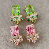 Fine zircon party earrings