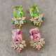 Fine zircon party earrings