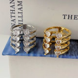 Heart pave ring