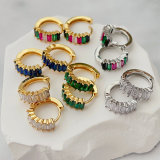 Simple zircon hoops
